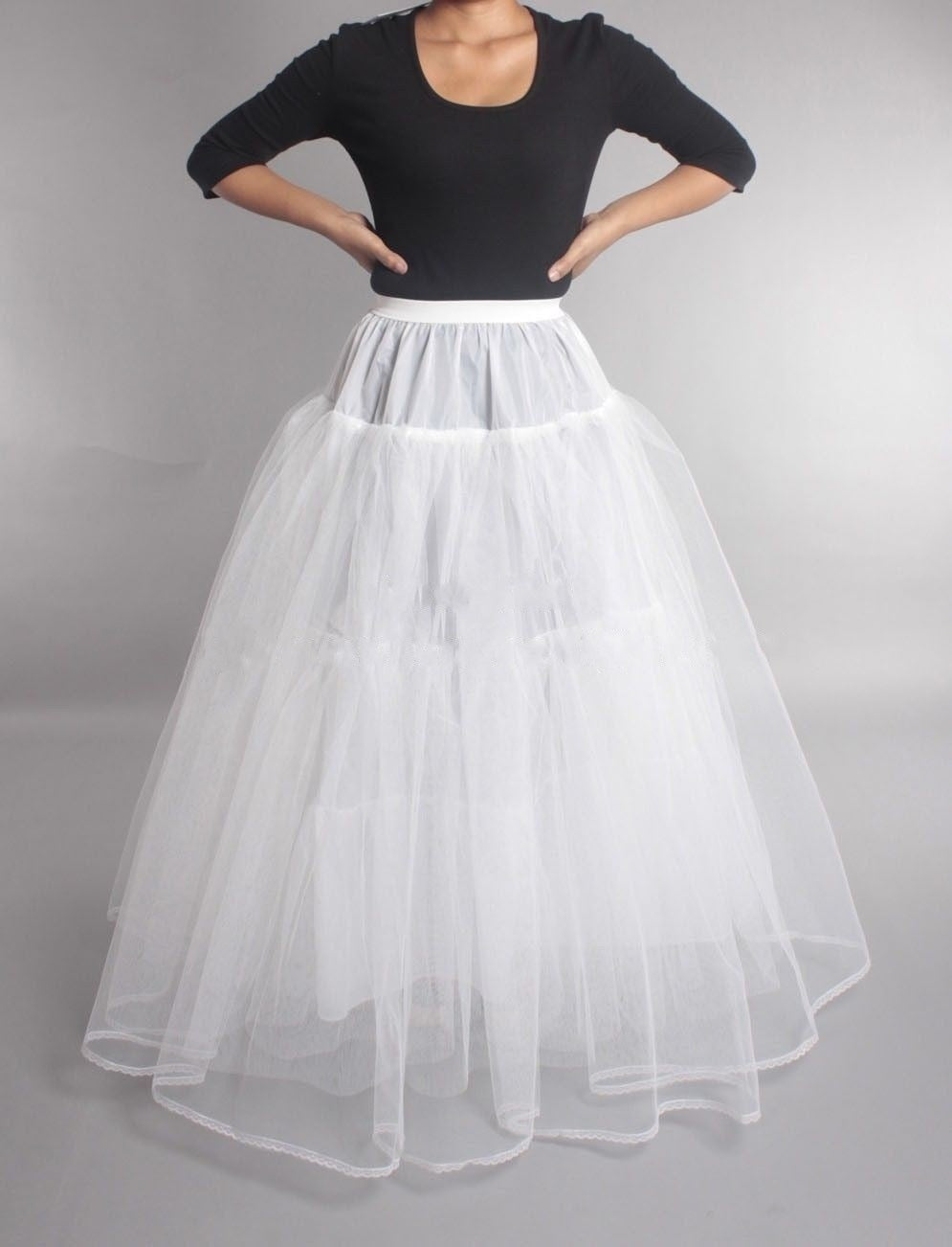 Petticoat, Crinoline, Hoop Skirt, Underskirt for Formal Dress, Wedding and Ball Gowns