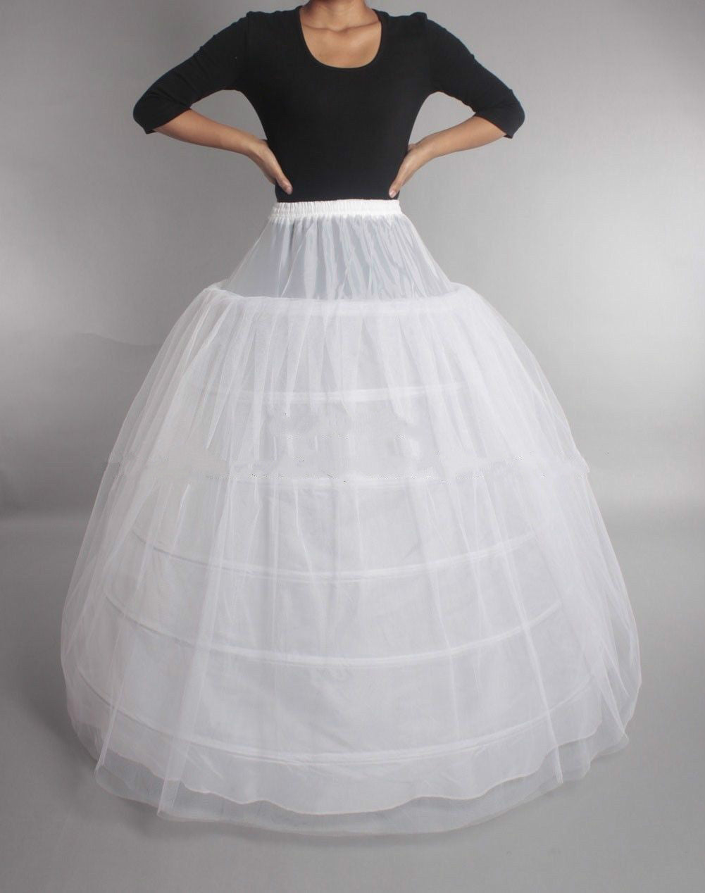 Petticoat, Crinoline, Hoop Skirt, Underskirt for Formal Dress, Wedding and Ball Gowns
