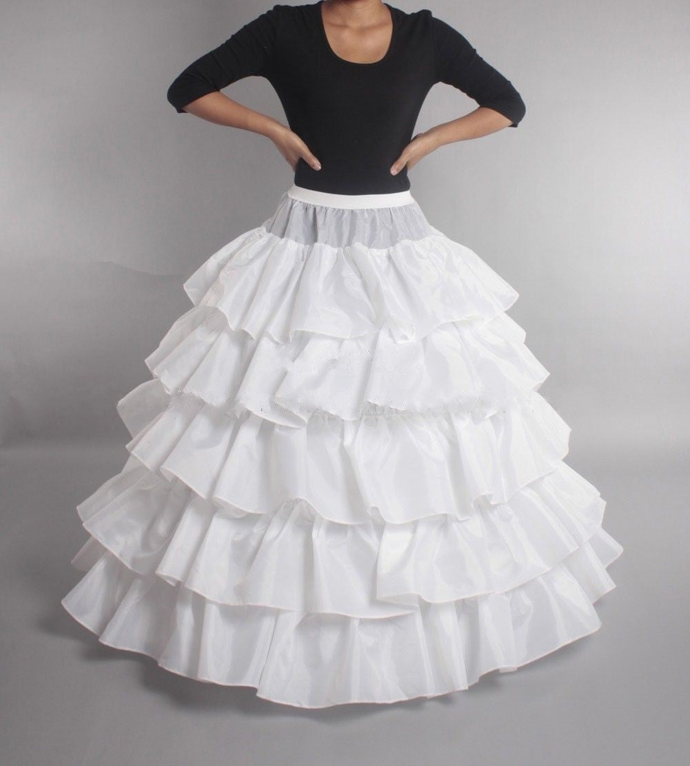 Petticoat, Crinoline, Hoop Skirt, Underskirt for Formal Dress, Wedding and Ball Gowns
