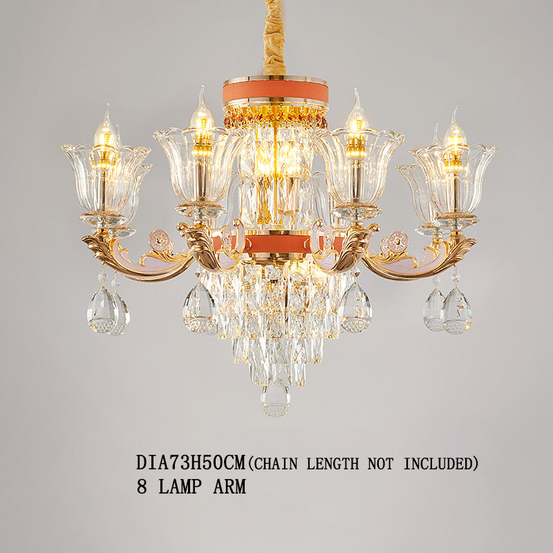 Luxury Villa Crystal Chandelier, Classic Victorian, European Style