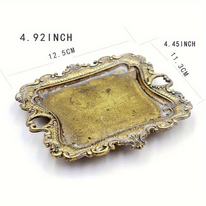 1pc Rustic Jewelry Tray - Perfect for Engagement Rings, Earrings, Necklaces - Cute Trinket Dish for Home Decor - Ideal Christmas or New Year Gift for Men and Women