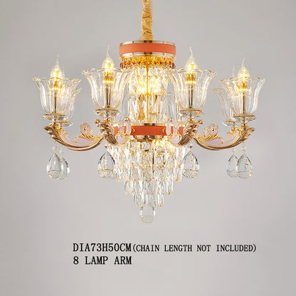 Luxury Villa Crystal Chandelier, Classic Victorian, European Style